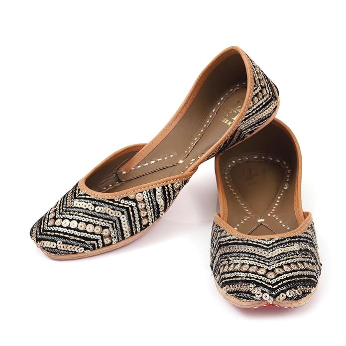 HEER Ethnic Shoes Punjabi Shoes, Jutti, Mojari for Women and Girl