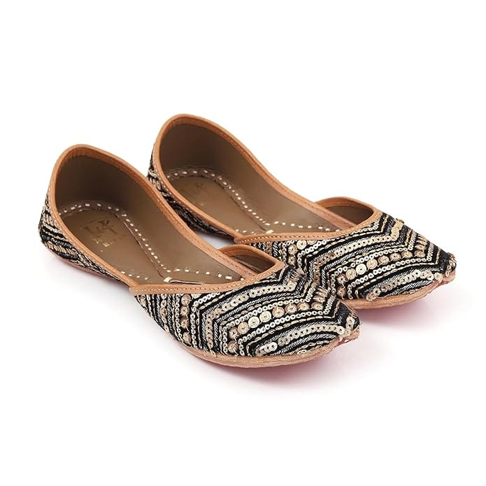 HEER Ethnic Shoes Punjabi Shoes, Jutti, Mojari for Women and Girl