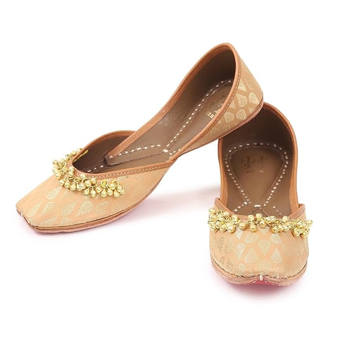 HEER Ethnic Shoes Punjabi Shoes, Jutti, Mojari for Women and Girl