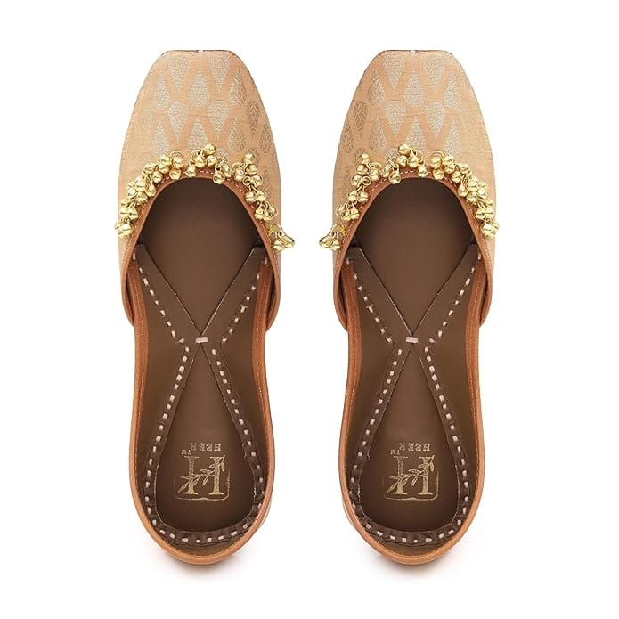 HEER Ethnic Shoes Punjabi Shoes, Jutti, Mojari for Women and Girl