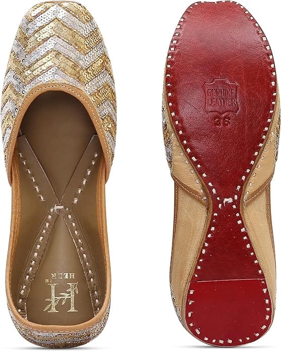 HEER Handcrafted Ethnic Jutti for Women | Stylish & Comfortable Footwear