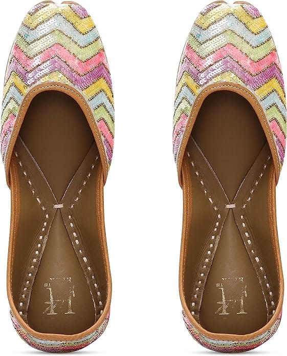 HEER Traditional Wedding Punjabi Jutti for Women's/Girls