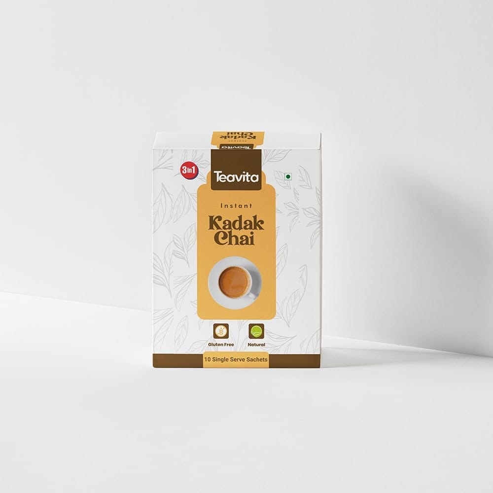 Teavita Kadak Chai | Strong & Spicy Blend | Intensely Flavorful & Energizing