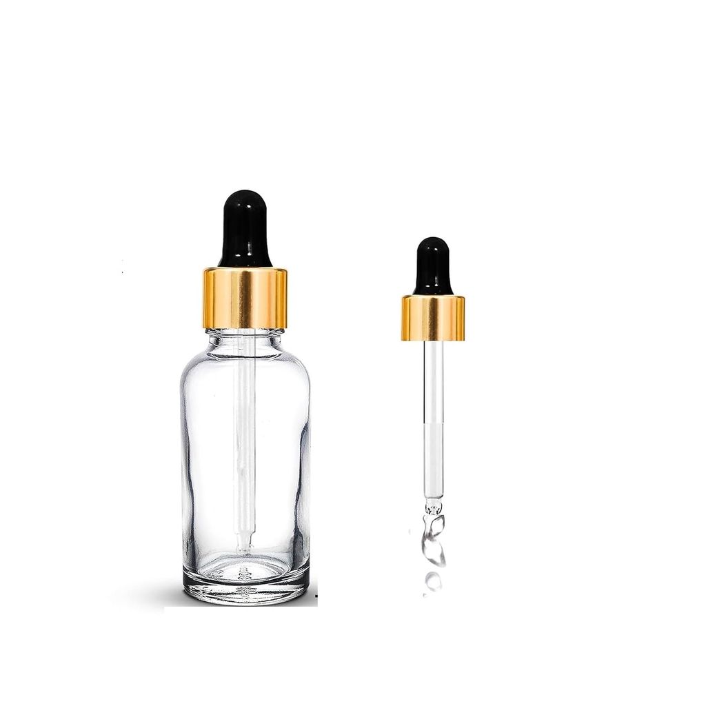 Lovemi Movements 10 ML Round Empty Glass Refillable Perfume,liquid,serum and Essential oil Dropper Bottle