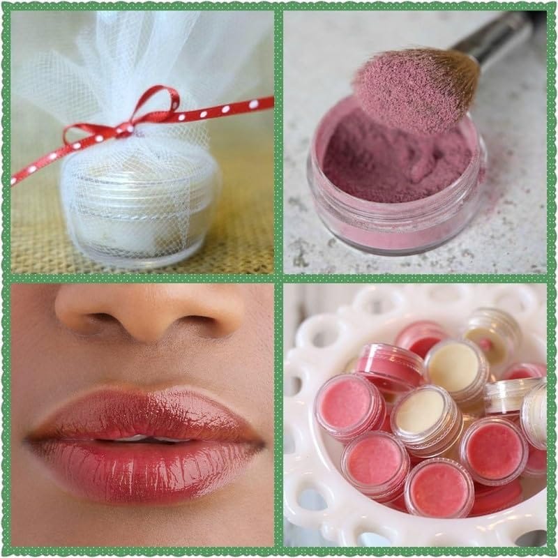 Empty Acrylic San Jar Transparent Cosmetic Container with Leakproof inner lids for Lip Balms, Lip Scrubs, Body Butters, Eyeshadow, Makeup & DIY cosmetics beauty products - PRNT