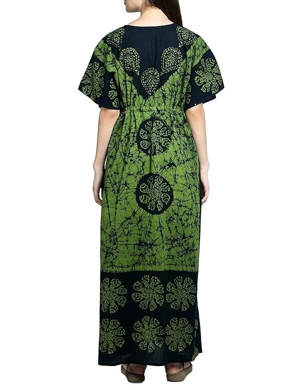 Ukal Cotton Regular Printed Round Neck Floor Length Nighty Night Gown Maxi