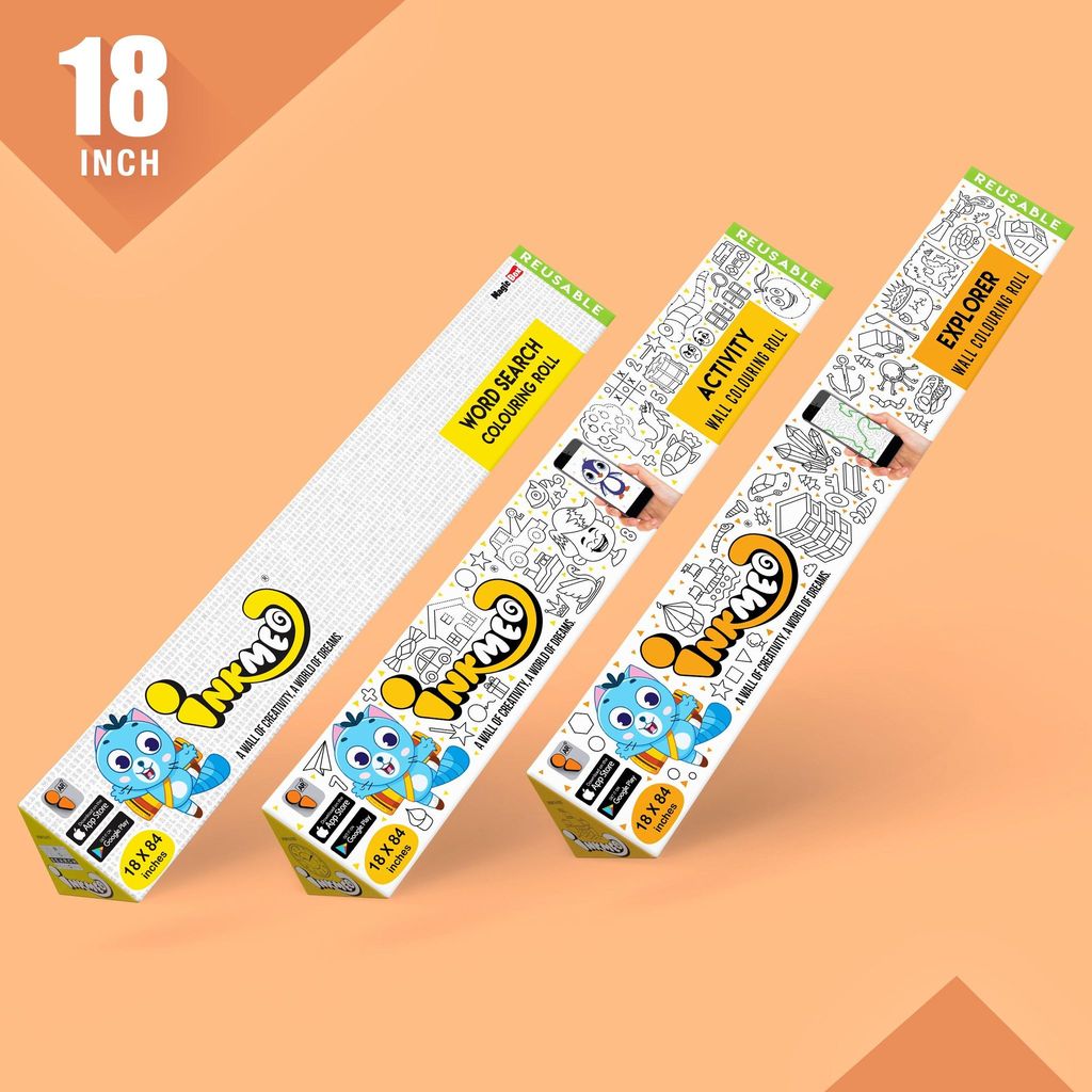 Activity Pack Reusable Wall Colouring Roll-AR-Enabled Education