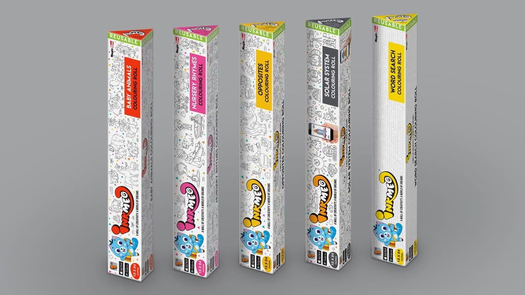 Fun Learning Kit Reusable Colouring Rolls - AR-enabled Learning