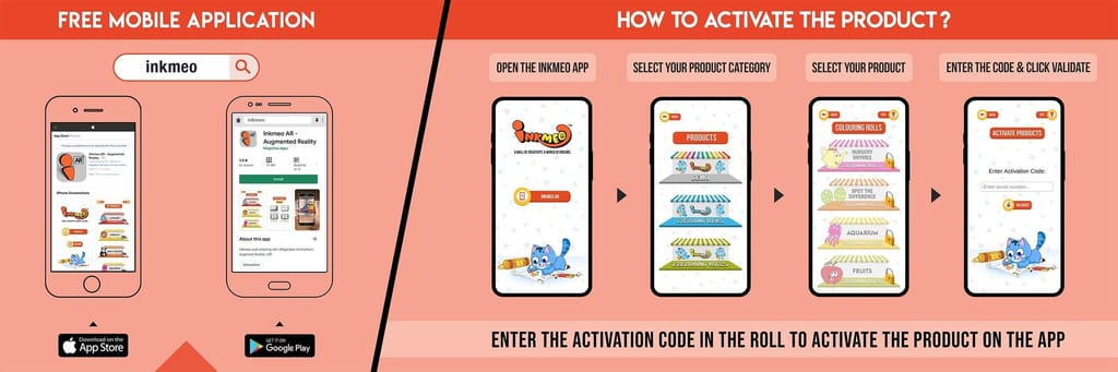 Alphabet Reusable Wall Colouring Roll (12 Inch) - AR Educational Journey