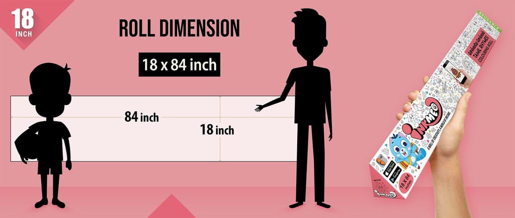 Chellame Chellam Colouring Roll (18 inch) - Immersive AR Education