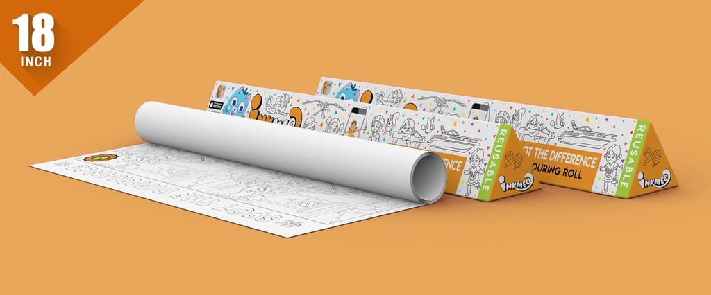 Spot the Difference Colouring Roll (18 inch) - AR Learning & Fun