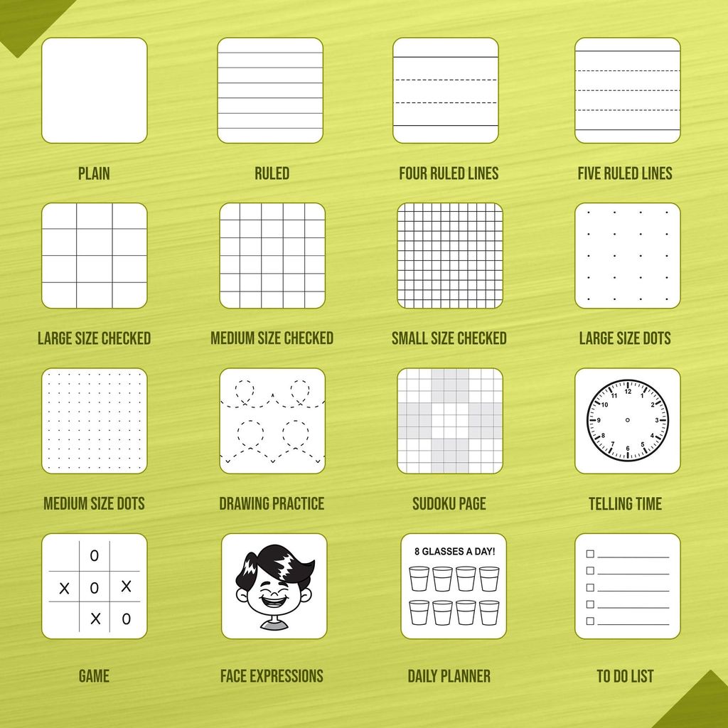 Reusable Multipurpose Creative Notebook-Environmental Friendly