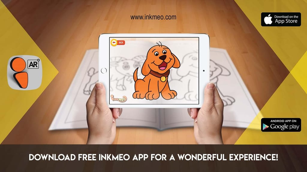 Animals Reusable Wall Colouring Books for Kids-Interactive AR Learning