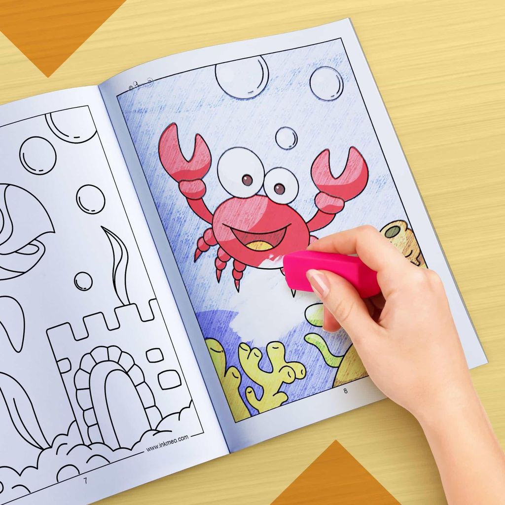 Aquarium Reusable Colouring Books for Kids-Immersive AR Experience