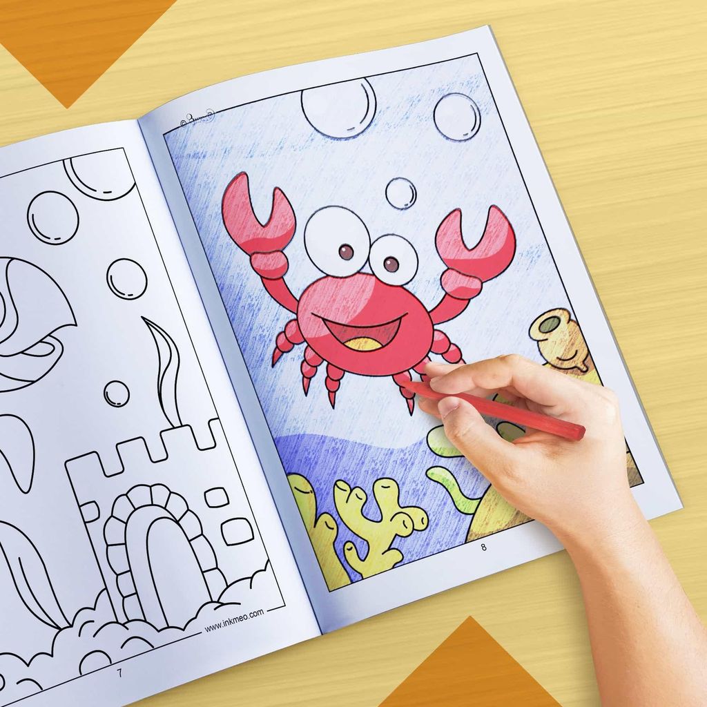 Aquarium Reusable Colouring Books for Kids-Immersive AR Experience