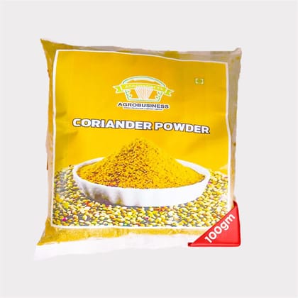 Premium Coriander Powder 100 gm by Agrobusiness Krishi Producer - Fresh, Aromatic & Farm-Ground Goodness!  (pack of 3)