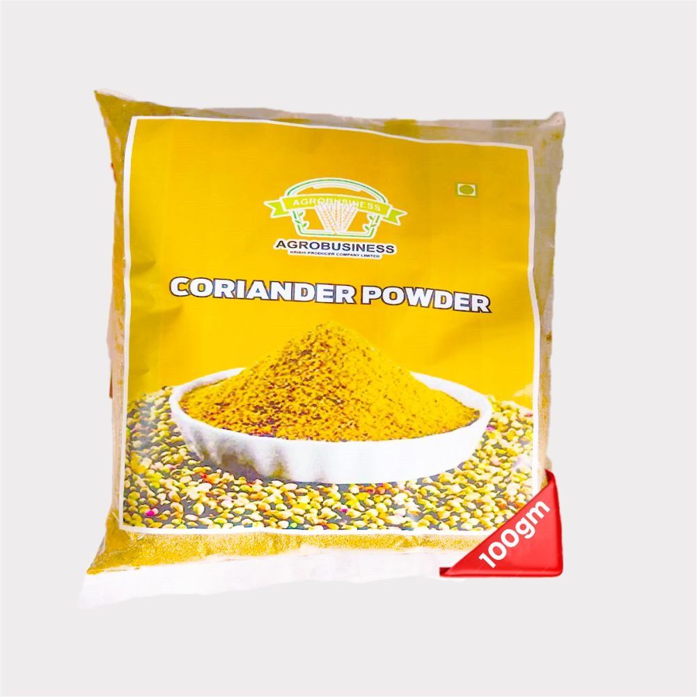 Premium Coriander Powder 100 gm by Agrobusiness Krishi Producer - Fresh, Aromatic & Farm-Ground Goodness!  (pack of 2)