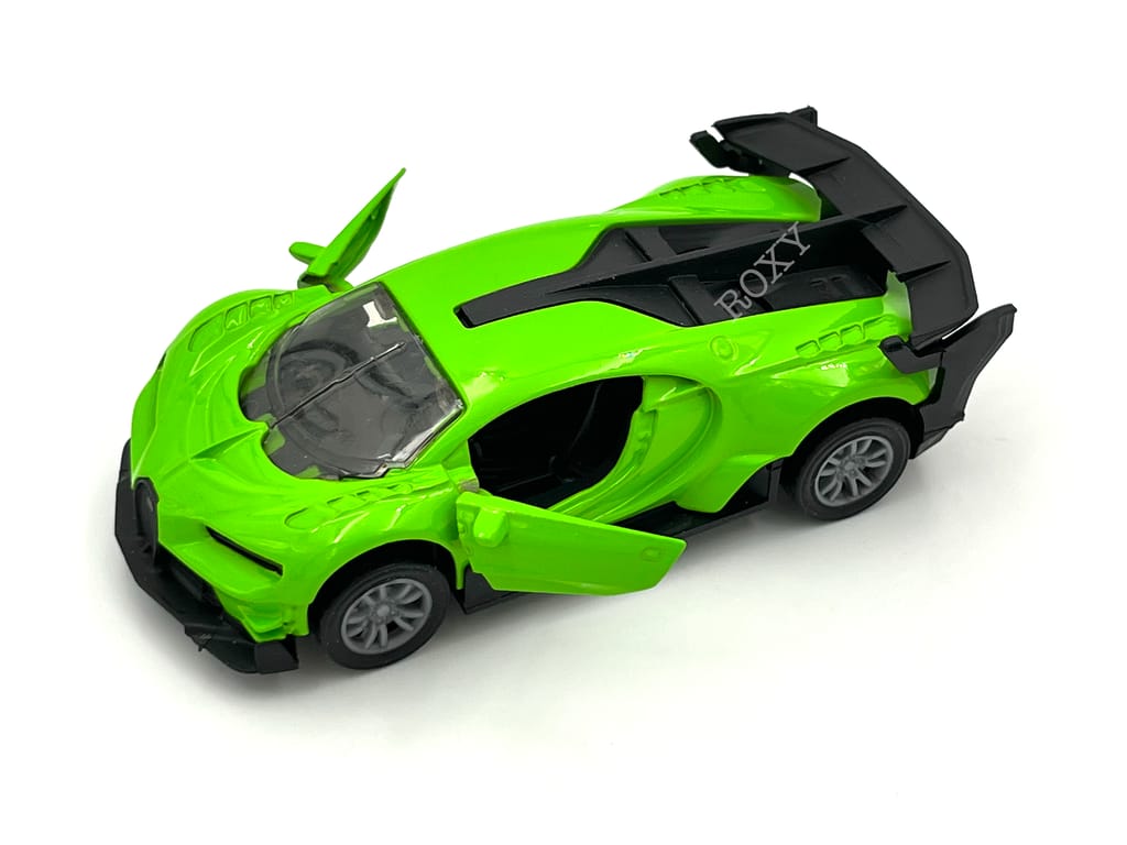 Metal Cars Bugatti Metal Toy Car with Openable Doors, High Speed Car with Pull Back Dual Tone Sports Car for Kids. (Size 1:32)