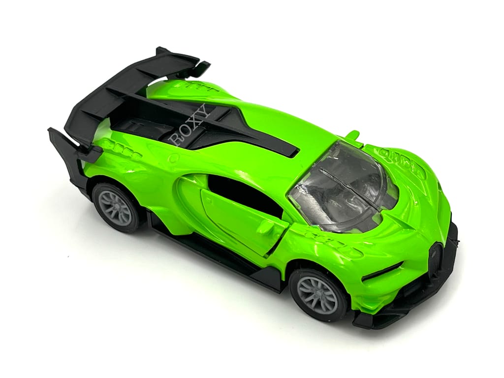 Metal Cars Bugatti Metal Toy Car with Openable Doors, High Speed Car with Pull Back Dual Tone Sports Car for Kids. (Size 1:32)