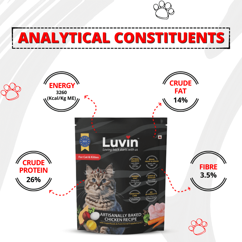 Luvin Artisanally Baked Dry Cat Food -4x100g