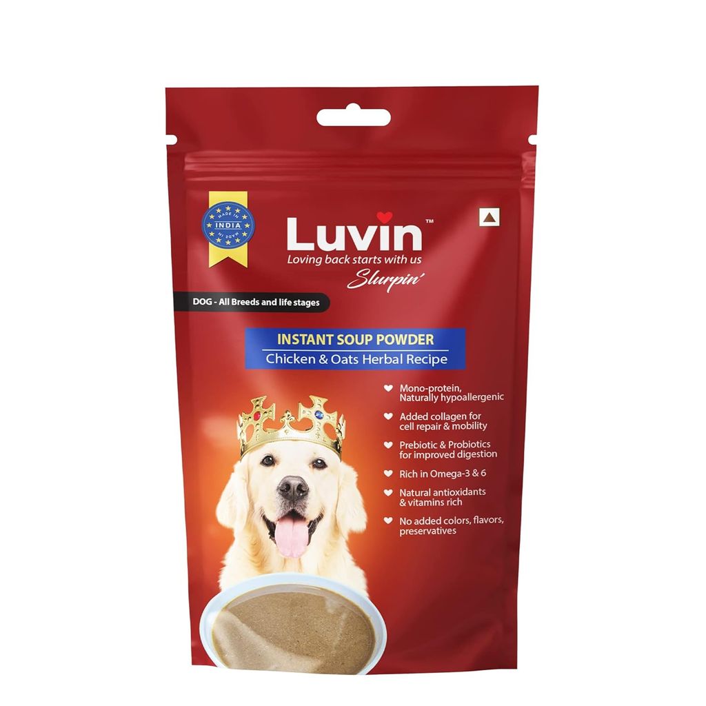 LUVIN Slurpin' Instant Soup Powder for Dogs- 2x120gm