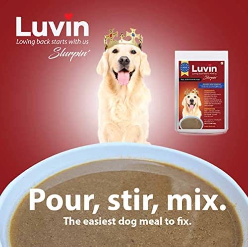 LUVIN Slurpin' Instant Soup Powder for Dogs- 2x120gm
