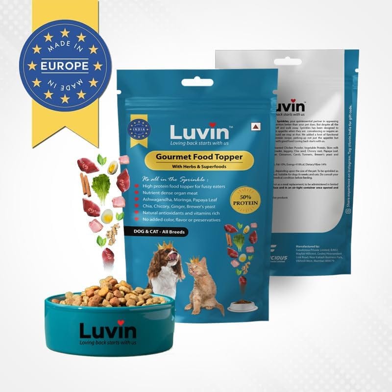 Luvin Herbal Gourmet Food Topper for Dogs & Cats -120g