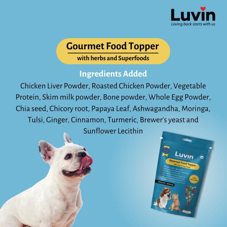 Luvin Herbal Gourmet Food Topper for Dogs & Cats -120g