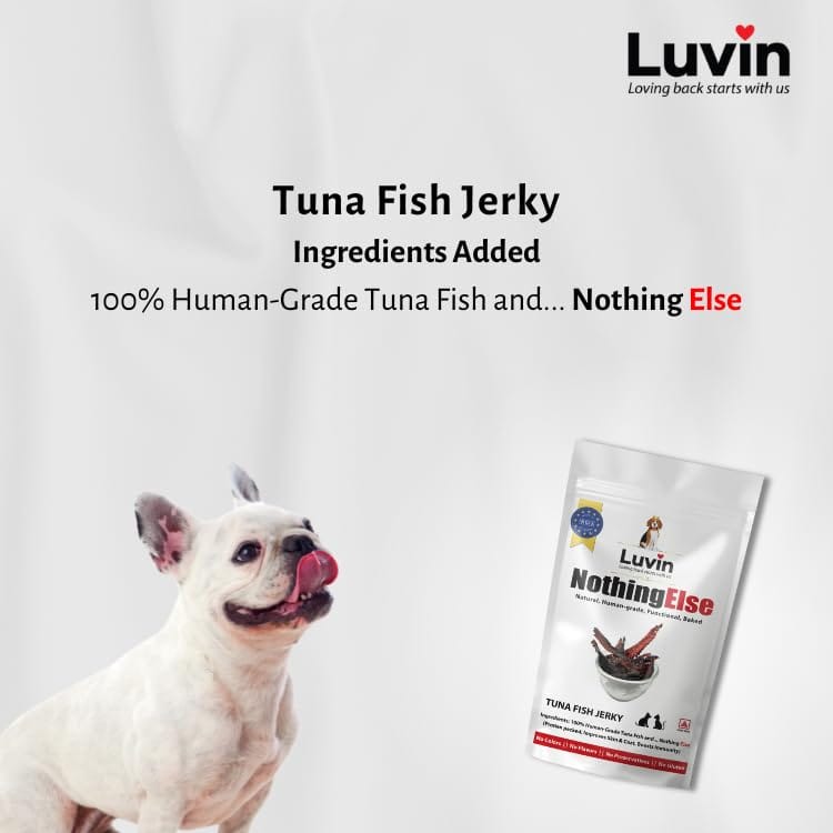 Luvin Nothing Else Tuna Jerky Treats for Dogs & Cats - 2x70g
