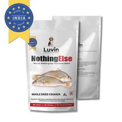 Luvin Nothing Else Croaker Treats for Dogs & Cats - 2 x 70g