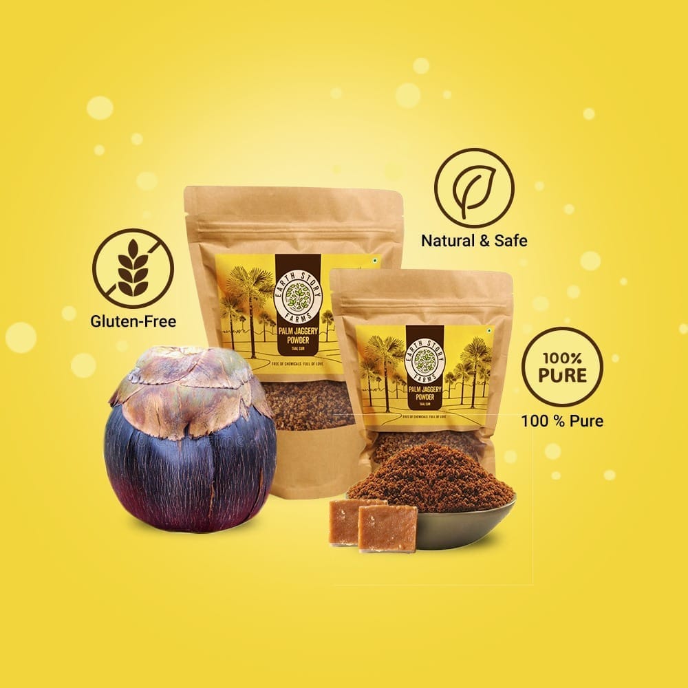 Palm Jaggery Powder | Taal Gur | 100% pure | No added sugar | Natural sweetener