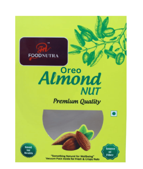FOODNUTRA Premium Oreo Chocolate Flavoured Almonds Healthy and testy Badam