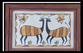 HAND PAINTING WITH FRAME