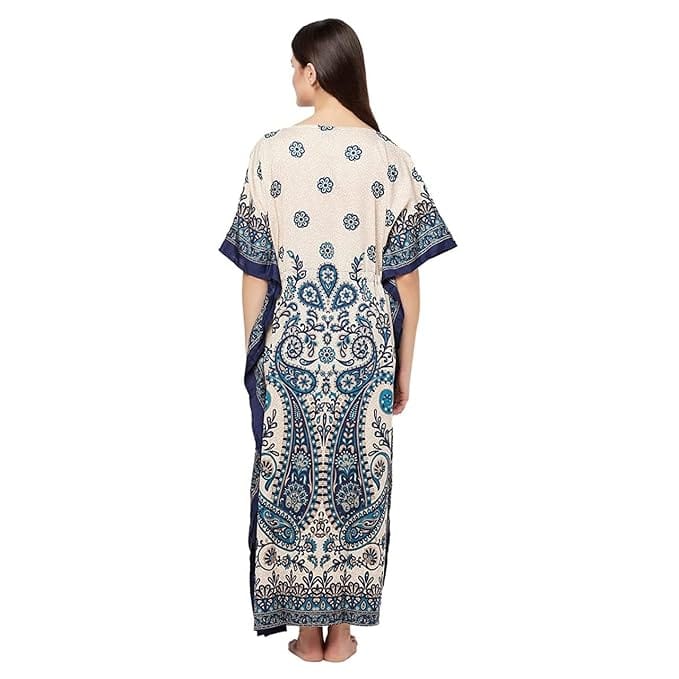 Ukal Women's Long Kaftan Maxi Caftan Gown Top Night Kaftan