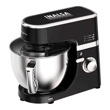 INALSA Stand Mixer Professional Esperto | 100% Pure Copper Motor| 6L SS Bowl| Includes Whisking Cone, Mixing Beater & Dough Hook (Silver/Red) INALSA Stand Mixer Professional Esperto | 100% Pure Copper Motor| 6L SS Bowl| Includes Whisking Cone, Mixing Beater & Dough Hook (Silver/Red)