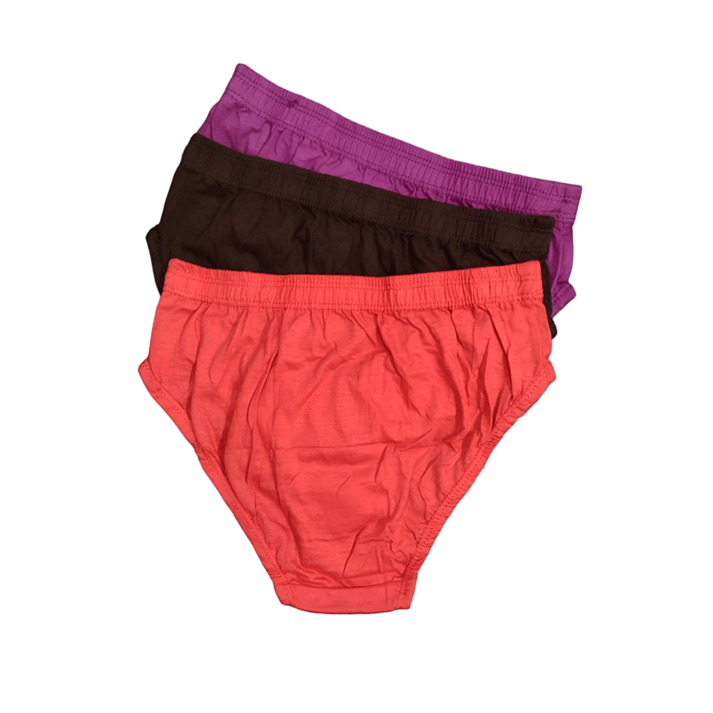 Maxolity Women's Cotton Hipsters Comfortable Solid Multicolor Hipster Panty pack of 3