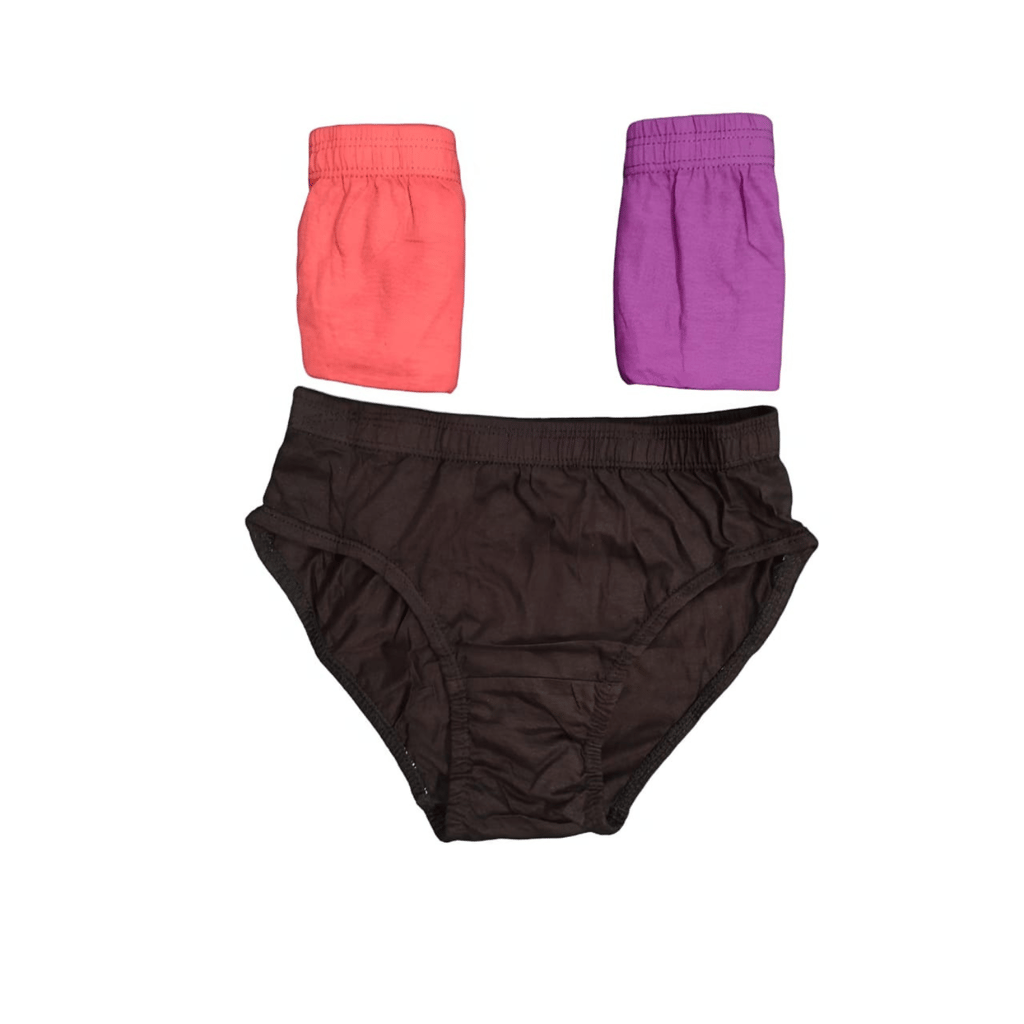 Maxolity Women's Cotton Hipsters Comfortable Solid Multicolor Hipster Panty pack of 3