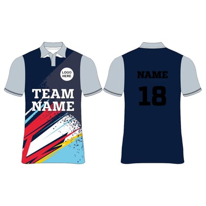 Next Print Customized Sublimation Printed T-Shirt Unisex Sports Jersey Player Name & Number, Team Name and Logo.NP0080064
