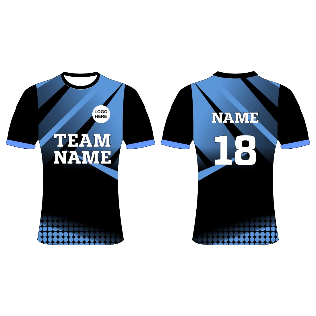 Next Print Customized Sublimation Printed T-Shirt Unisex Sports Jersey Player Name & Number, Team Name and Logo.NP00800128