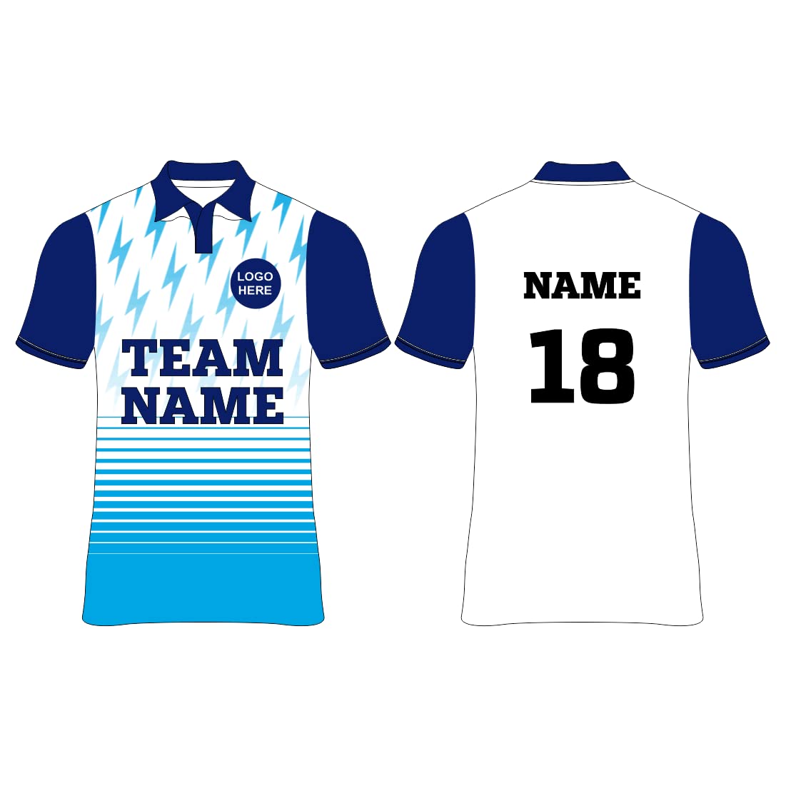 Next Print Customized Sublimation Printed T-Shirt Unisex Sports Jersey Player Name & Number, Team Name and Logo.NP0080037