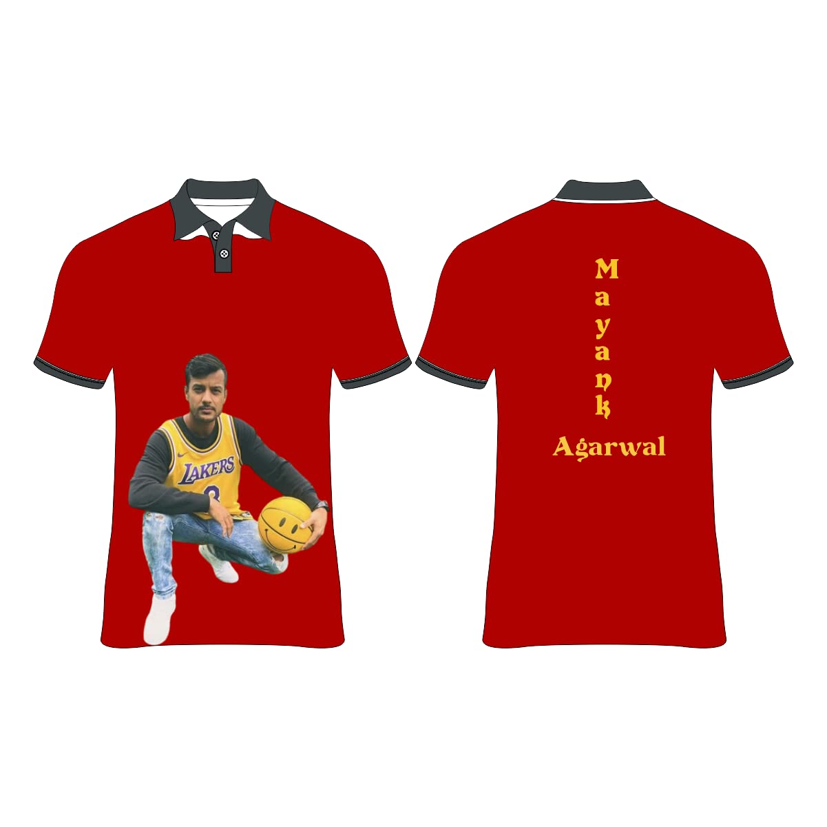 Next Print Customized Sublimation Printed T-Shirt Unisex Sports Jersey Player Name & Number, Team Name and Logo.NP014280