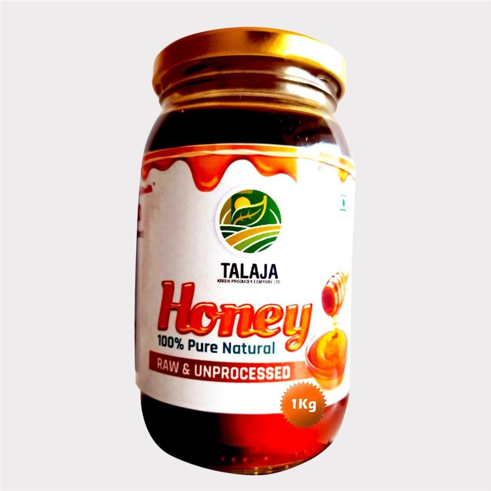 Honey 1 Kg by Tajala Krishi Producer – Pure, Raw, Unprocessed Natural Honey. 