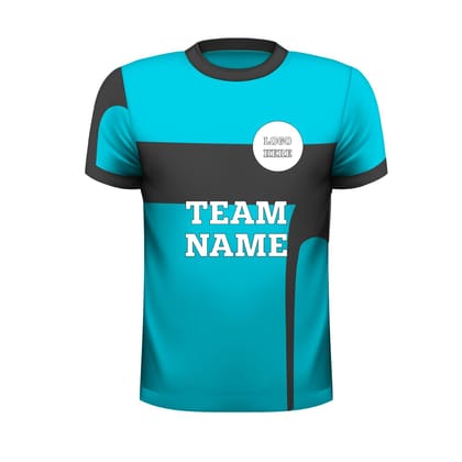 Men's Cricket Sports Jersey with Team Name, Name and Jersey Number Printed | Men's Cricket t-Shirt with Name Print 318631646 D