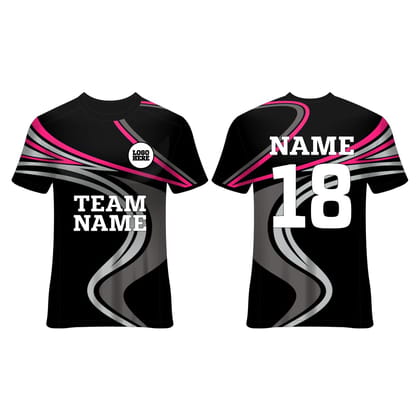 NEXT PRINT Customized Sublimation Printed T-Shirt Unisex Sports Jersey Player Name & Number, Team Name And Logo.2080353490