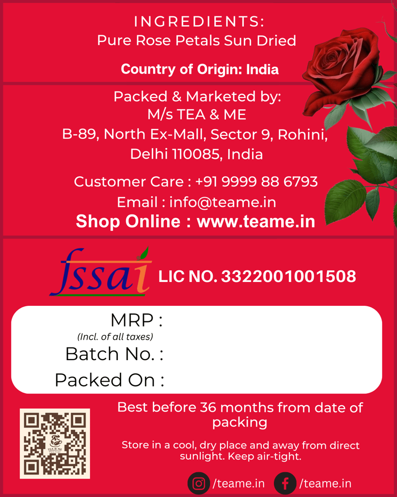 TEA & ME FARM PACKED l Caffeine Free Herbal Tea - Non Toxic - GMO Free |