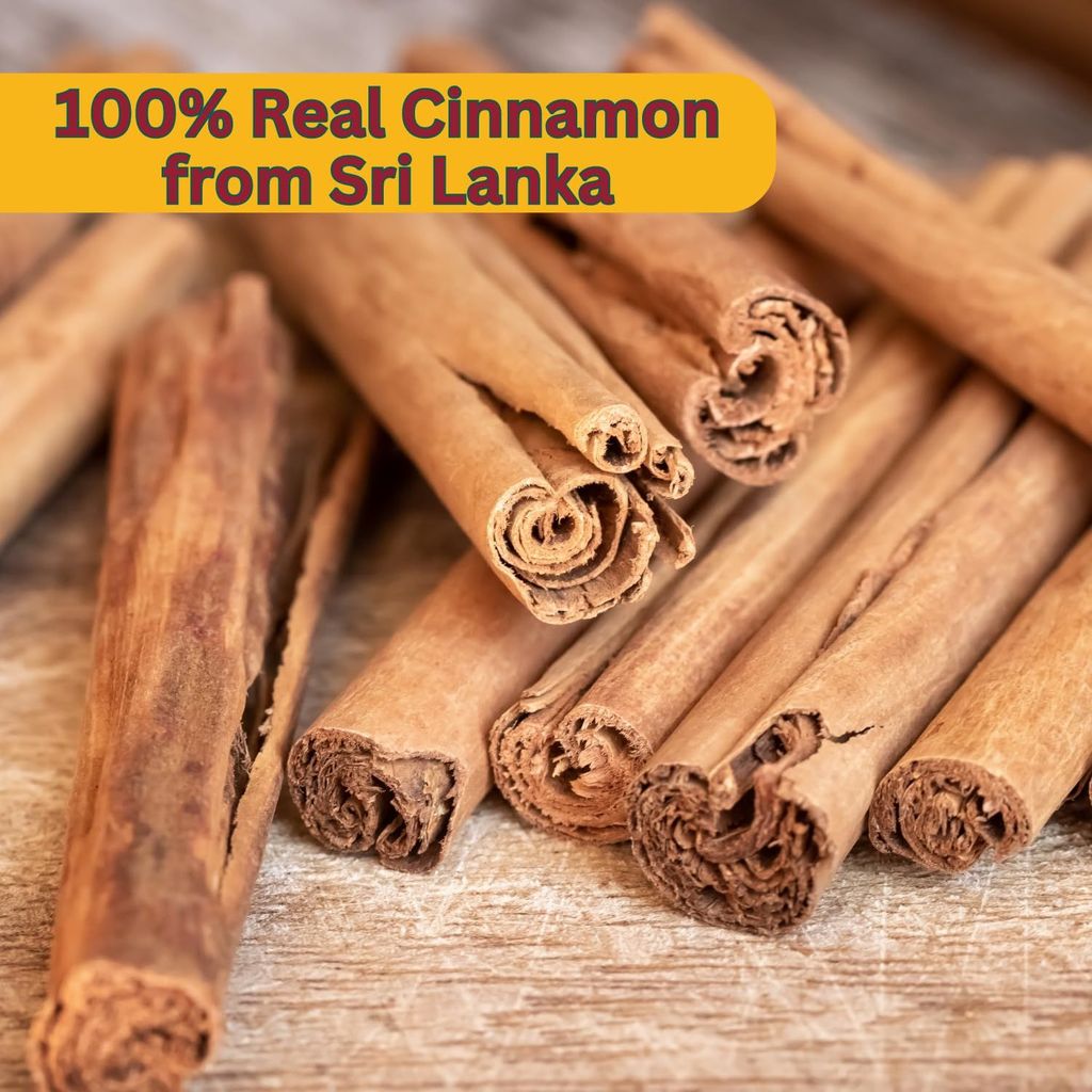 TEA & ME Sri Lankan Cinnamon Sticks | True Ceylon Dalchini Quills | Pure Cinnamon Sticks from Srilanka | Dalchini Sticks - 150Gm