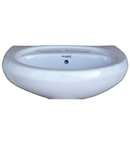 Belmonte Wall Hung/Wall Mount Wash Basin Cera 22 Inch x 16 Inch Without Pedestal