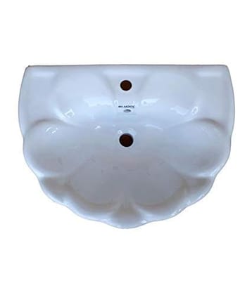 Belmonte Wash Basin Lotus 23 Inch x 17 Inch Without Pedestal