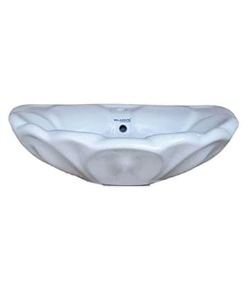 Belmonte Wash Basin Lotus 23 Inch x 17 Inch Without Pedestal