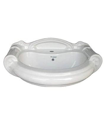 Belmonte Wash Basin Sterling 25 Inch x 18 Inch Without Pedestal